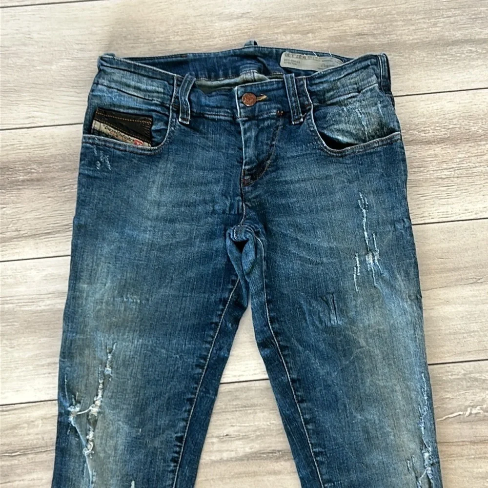 Diesel Gupree super slim skinny low waist rise jeans size 27